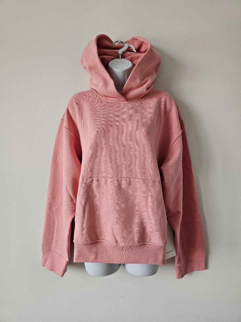 NWT LULULEMON TROS Rose Pink Cotton Fleece W Steady State Oversized Hoodie S